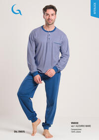 PIGIAMA UOMO M/L V60030 Tellini S.r.l. Wholesale Clothing